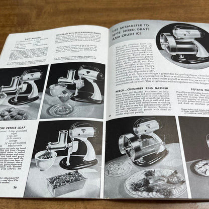 Vintage 1930s How to Get The Most Out of Your Sunbeam Mixmaster Manual Book L2-2