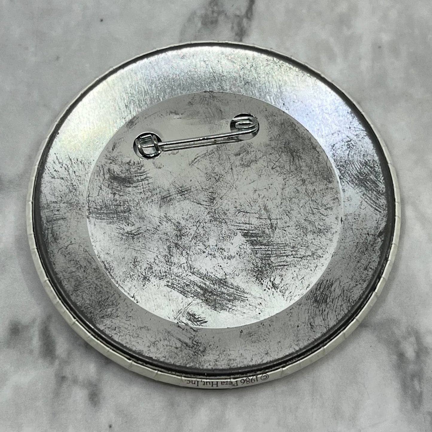 1986 Pizza Hut Vote Pepperoni, Vote Sausage But Vote Pinback Button Pin SF1