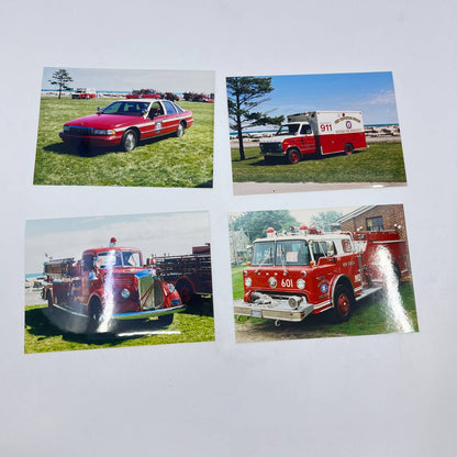 Vintage Milwaukee Wisconsin Area Fire Truck Vehicle Original Photo LOT OF 16 TF5