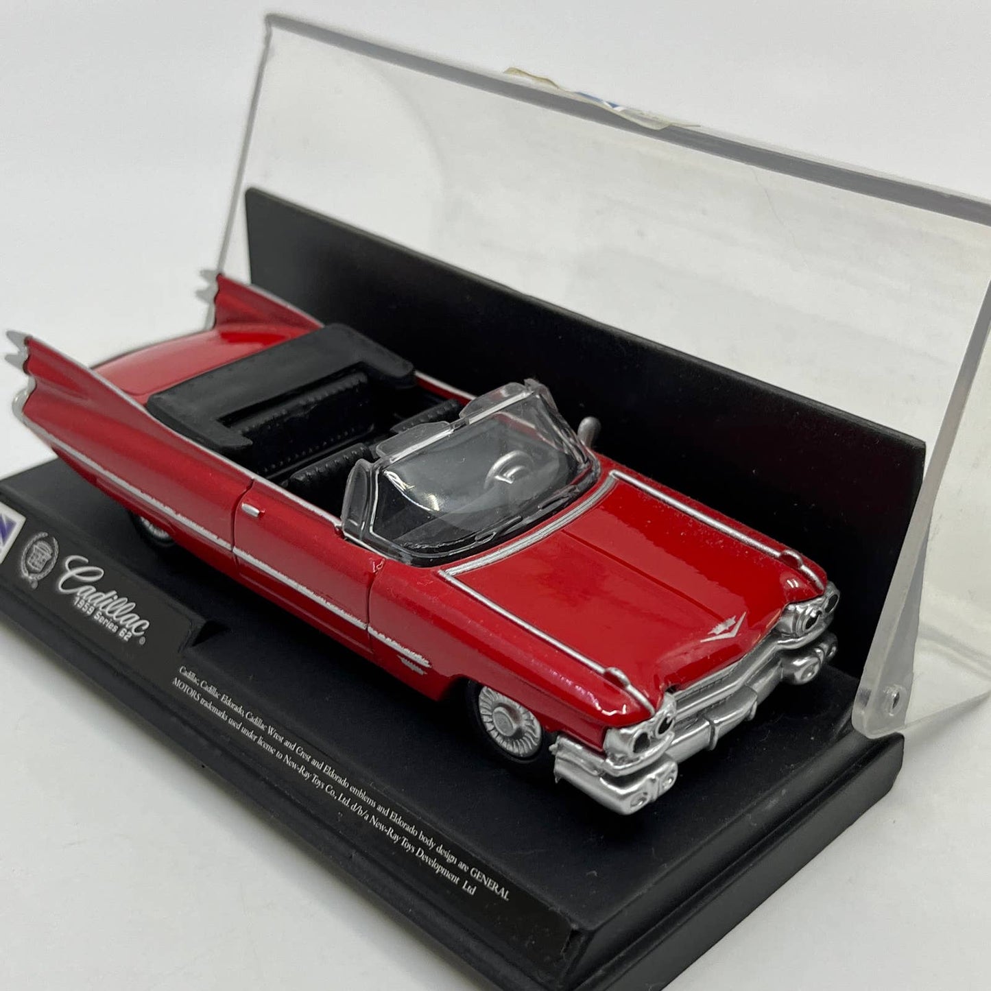 New Ray 1959 Cadillac Series 62 (Red) 1:43 Scale Die-Cast Model In Box TC7