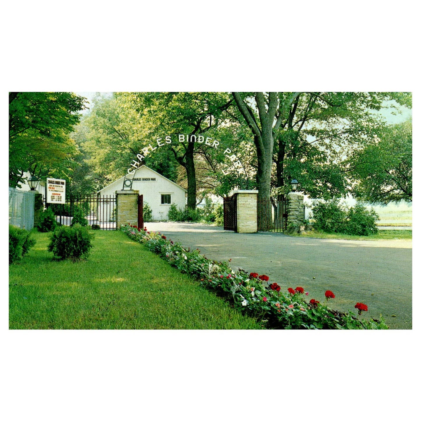 Vintage Postcard - Charles Binder Park Battle Creek Michigan AD9