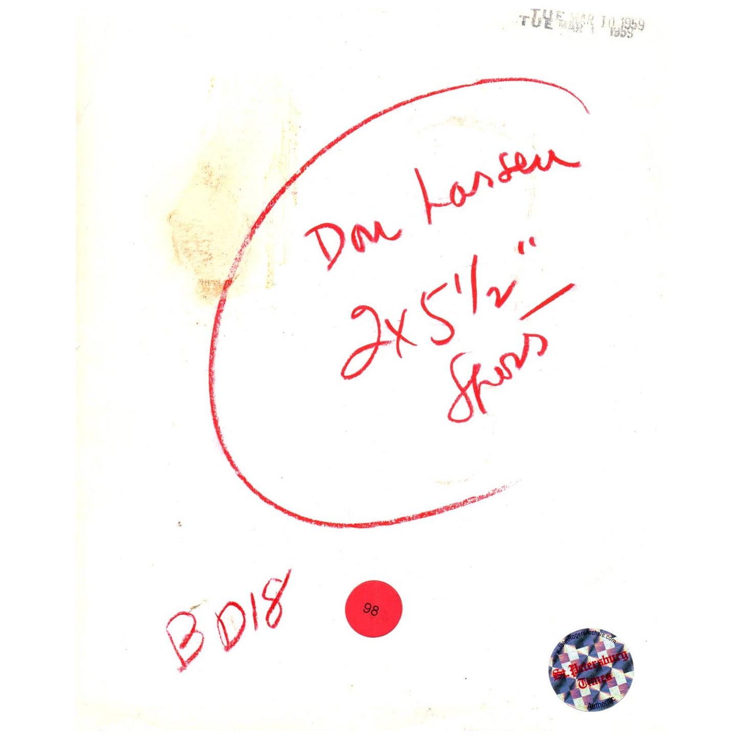 1957 Original Press Photo Ladies' Golf Barbara Williams Dan Larsen ~8x10 AD1