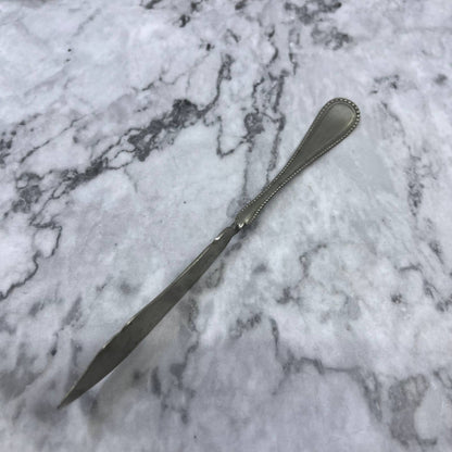 Antique MW & Co. Panama Silver Butter Knife SE6-11