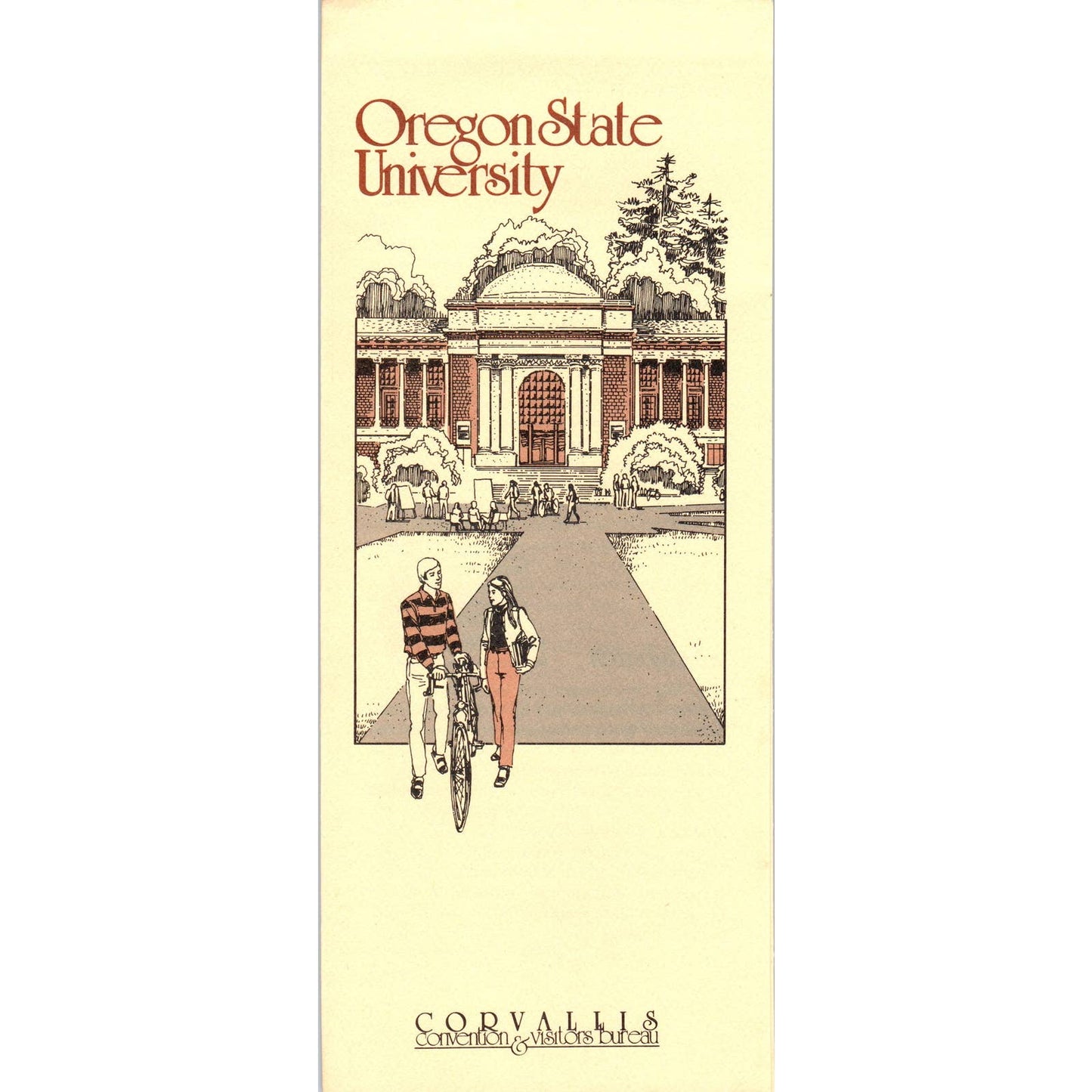 1980s Oregon State University Corvallis New Student Fold Out Brochure SF3