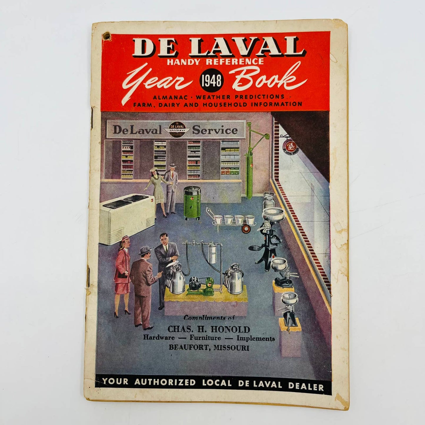 1948 De Laval Handy Reference Yearbook Almanac Dairy Cream Separator C5