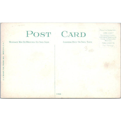 A Comfortable Homestead c1910 Original Postcard TK1-21