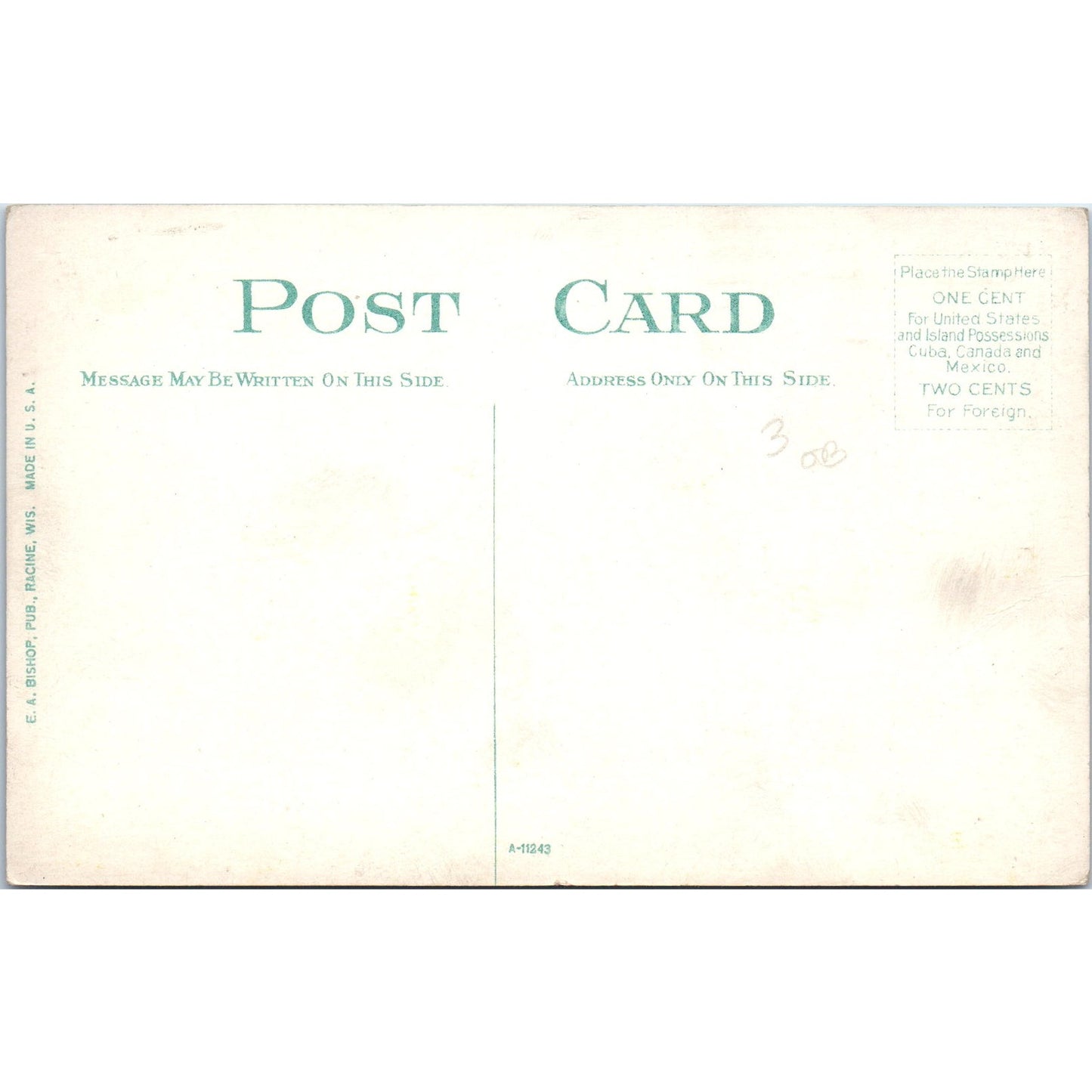 A Comfortable Homestead c1910 Original Postcard P2-1
