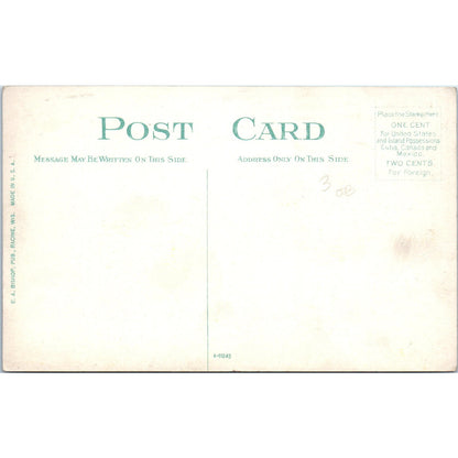 A Comfortable Homestead c1910 Original Postcard P2-1
