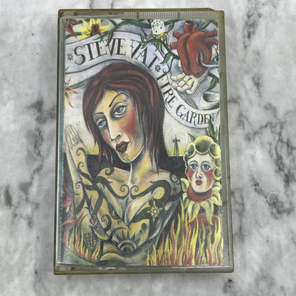 Steve Vai - Fire Garden 1996 Frank Zappa Epic Records Cassette Tape TH5-33