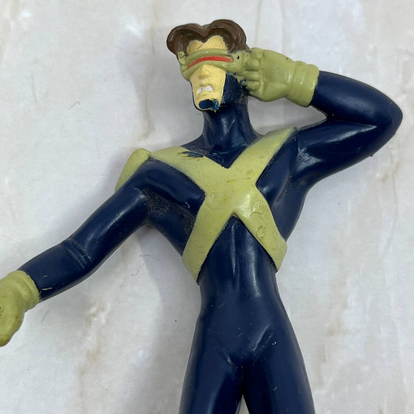 2001 Cyclops 4" Burger King Action Figure Marvel X-Men Evolution TI7-S1