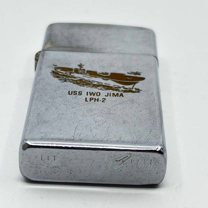 1960s WORKING Slim Zippo U.S.S. IWO JIMA LPH-2 SC6