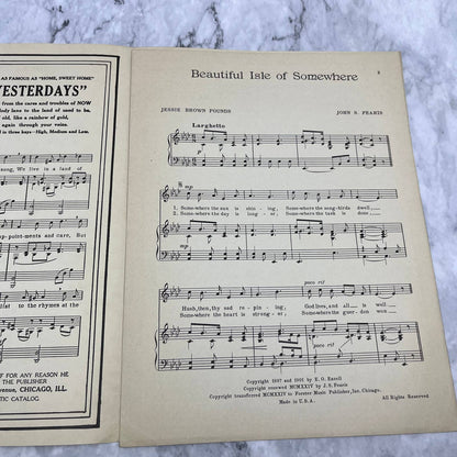 Beautiful Isle of Somewhere 1924 By John S. Fearis & Jessie Pounds Forster TH5