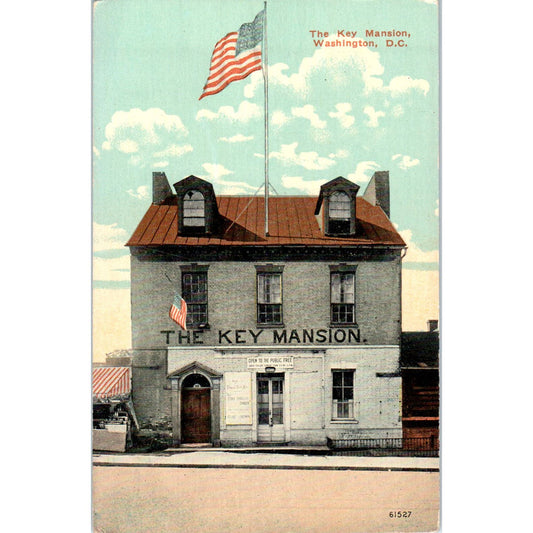 The Key Mansion Washington D.C. Original Postcard TK1-P2