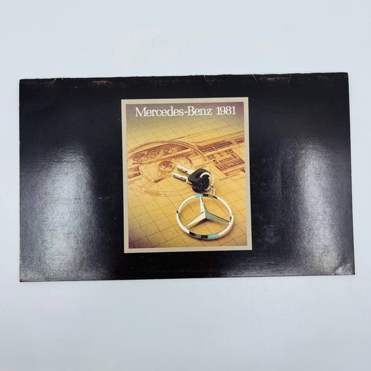 1981 Mercedes-Benz Sales Brochure 240D 280E 200CE 300D 300CD 300TD 300SD SEL BA1