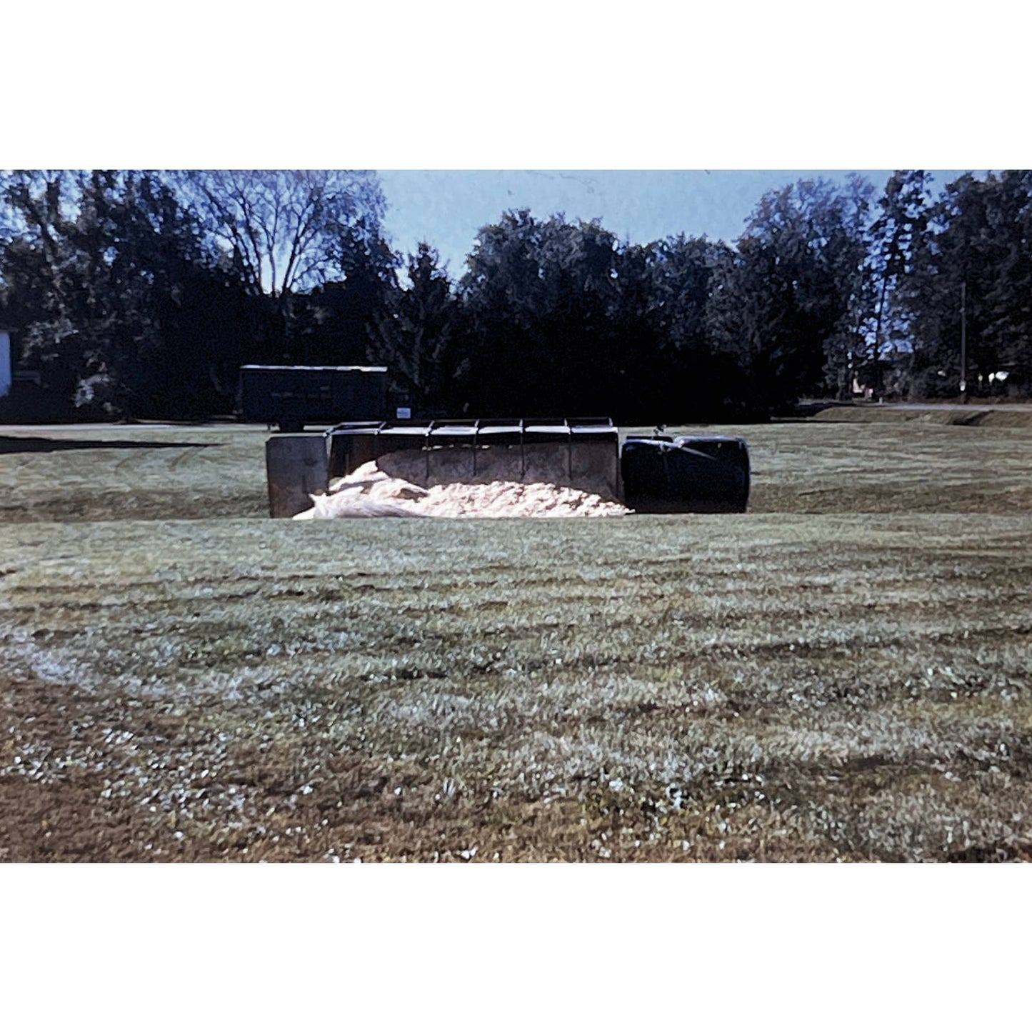 1960s Original Color Slide Overturned Semi Truck Set of 4 2x2 TK2-S4-22