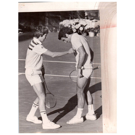 1977 Press Photo Tennis Jimmy Connors 6x8" AD3-7