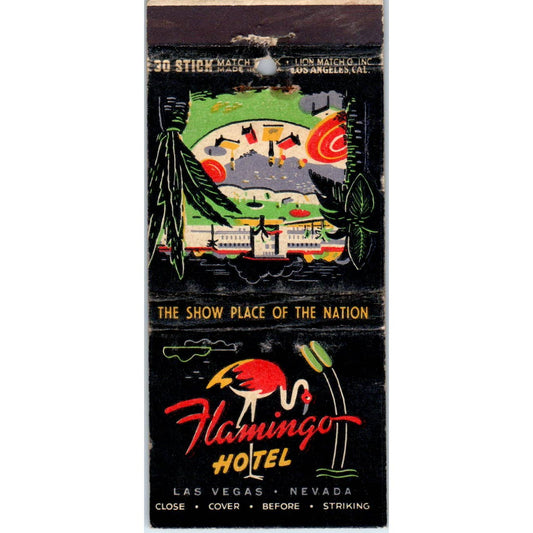 The Flamingo Hotel Las Vegas NV Advertising Matchbook Cover SA1-M7