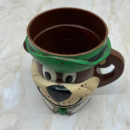 Vtg 1961 Hanna-Barbera Yogi Bear Plastic Cup Mug F&F Mold TK2-1