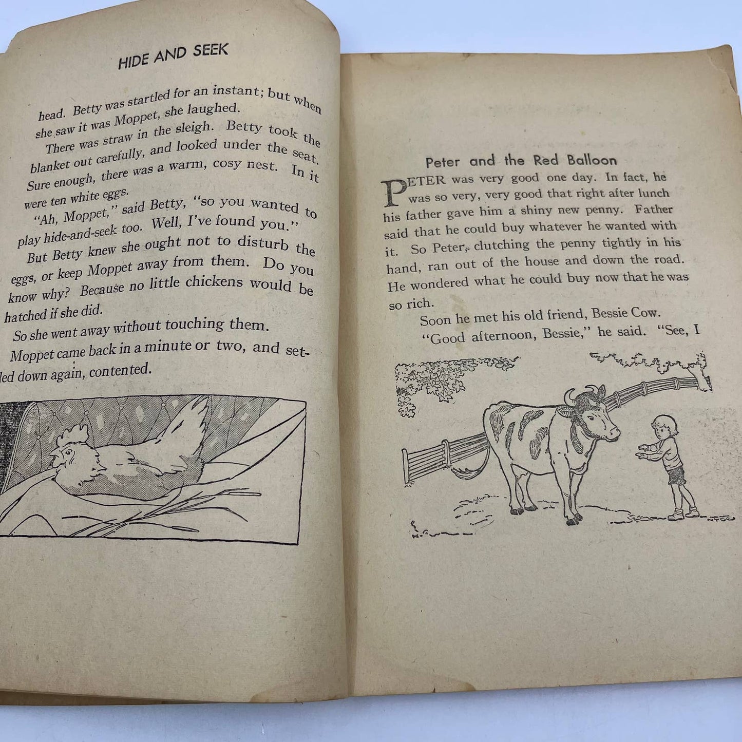 1942 Children's Stories We Like Coloring Book Madsen Cover Illustrated TH8