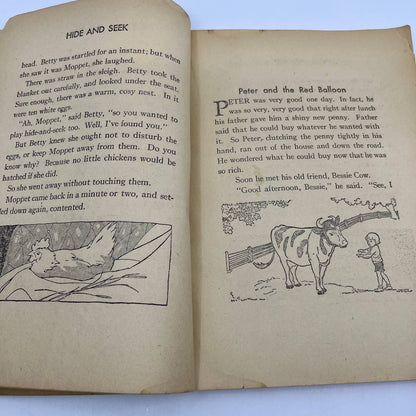 1942 Children's Stories We Like Coloring Book Madsen Cover Illustrated TH8