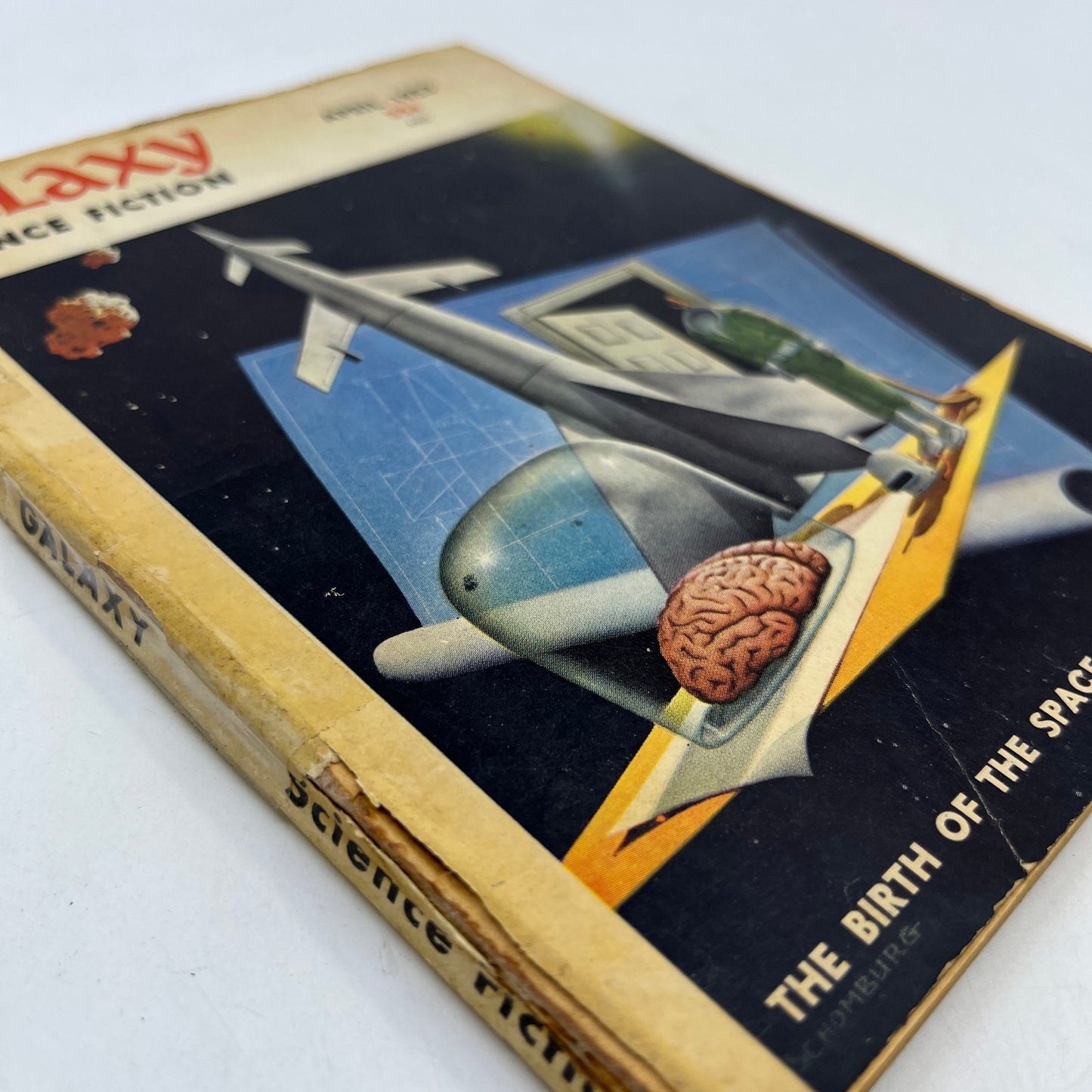 Galaxy: Science Fiction Vol 6 No 1: April '53 Birth Space Station W. Ley SC TH9