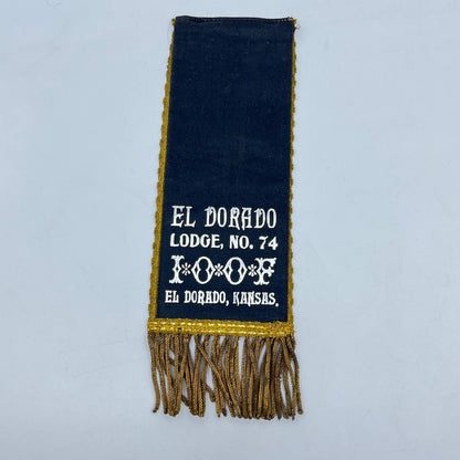 c1915 Independent Order of Oddfellows IOOF El Dorado KS Lodge No. 74 Ribbon AB2