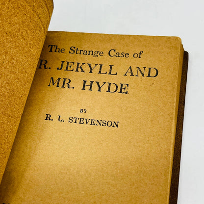 c1920 Little Leather Library Book DR. JEKYLL & MR. HYDE Stevenson TA7