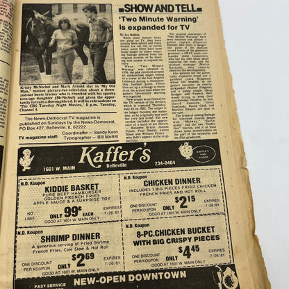1981 Jul 19 Bellville IL News-Democrat TV Listings Magazine My Old Man L4-1