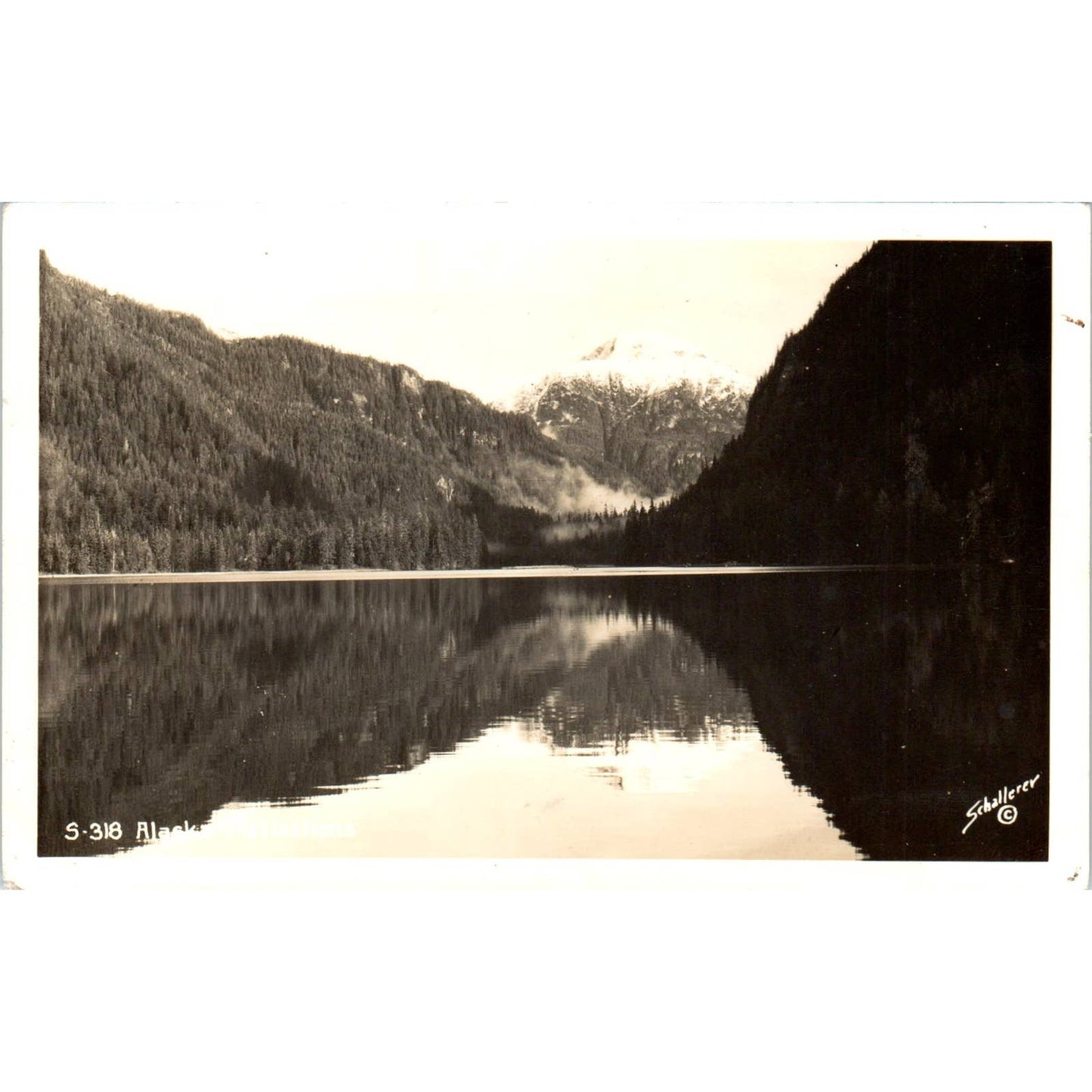 Alaskan Reflections RPPC Alaska Original Postcard TK1-30