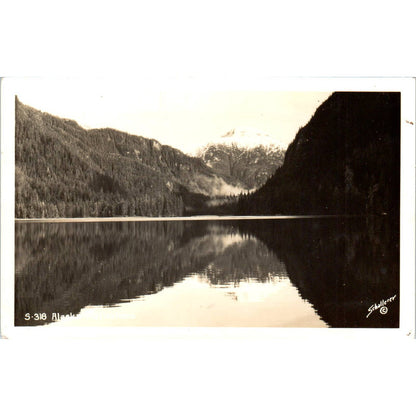Alaskan Reflections RPPC Alaska Original Postcard TK1-30