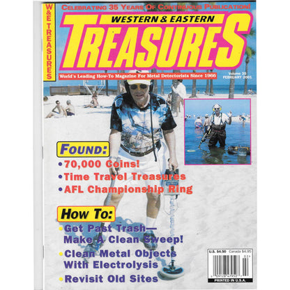 Western & Eastern Treasures Magazine - Treasure Hunting Feb 2001 M6