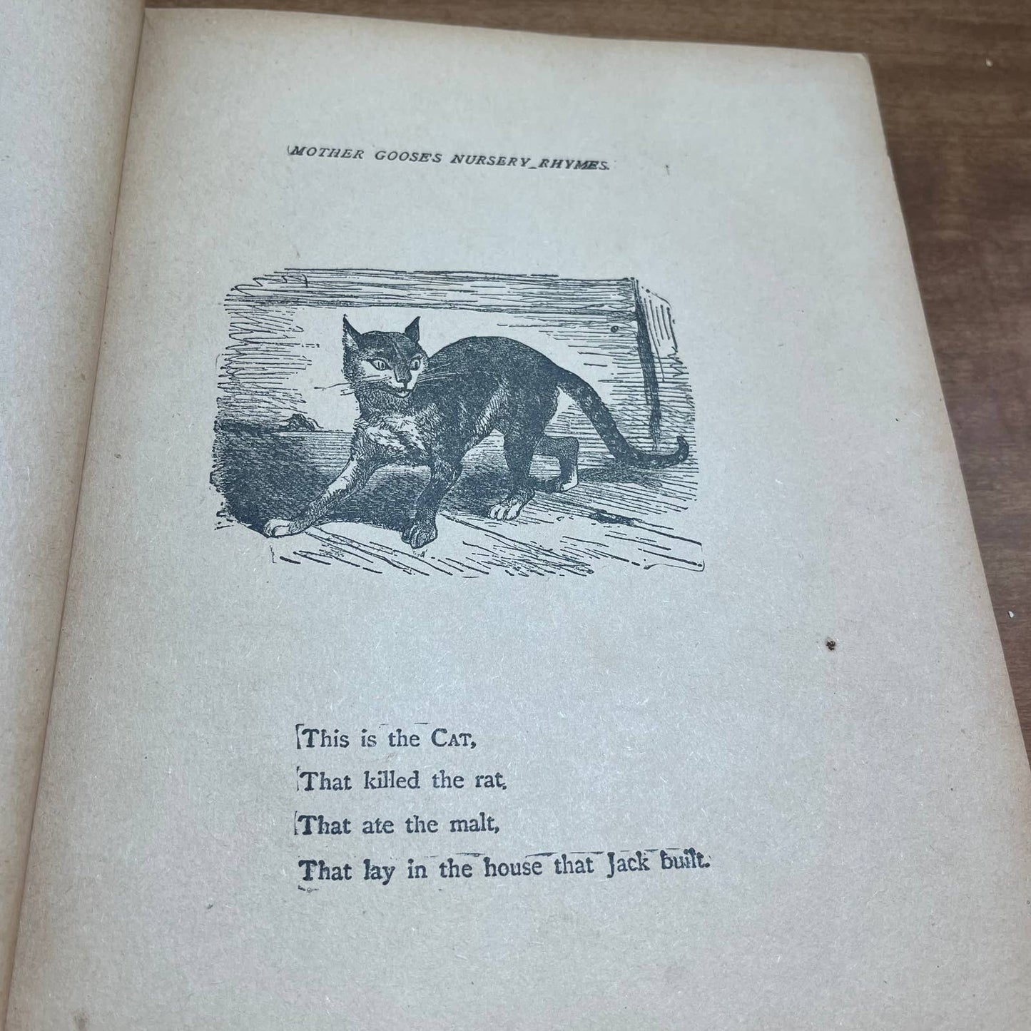 Antique Victorian c1890 Children’s Book Mother Goose Melodies TH7