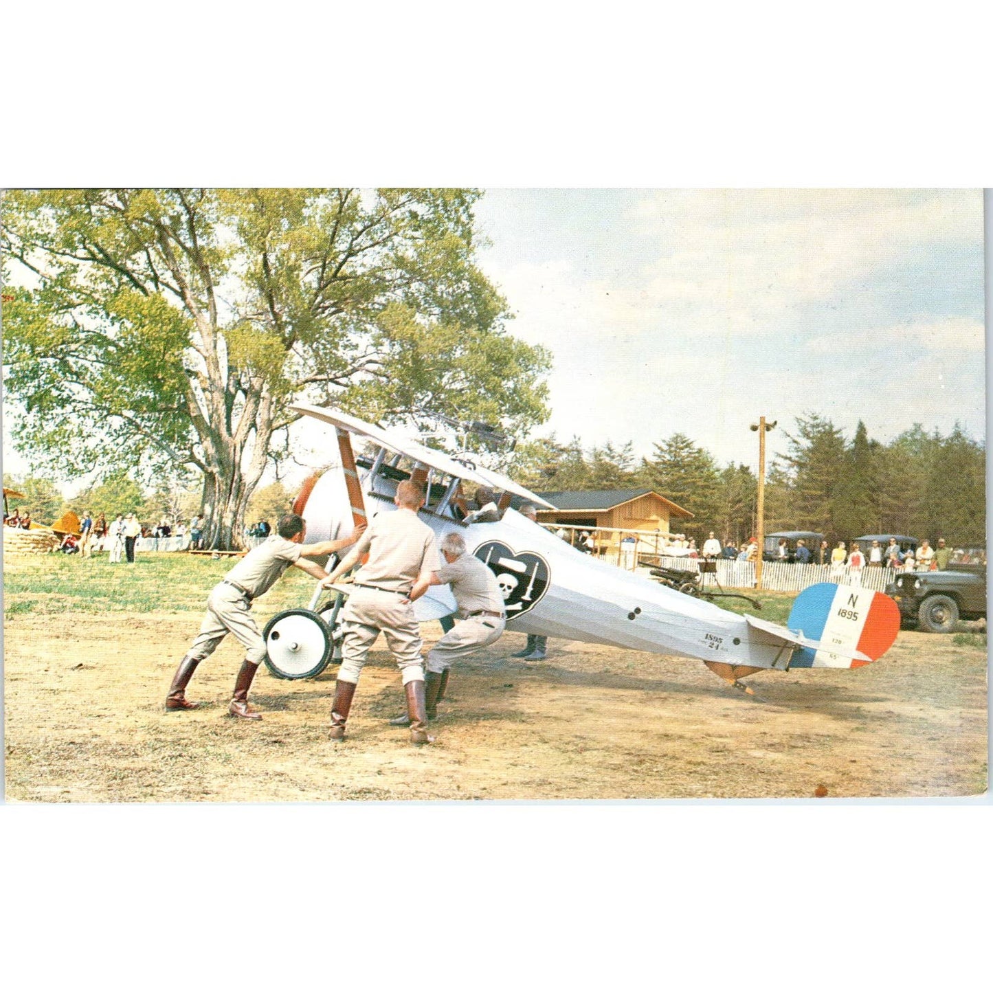 Flying Circus Aerodrome Bealeton VA 22712 - Original Postcard TJ7-RP1