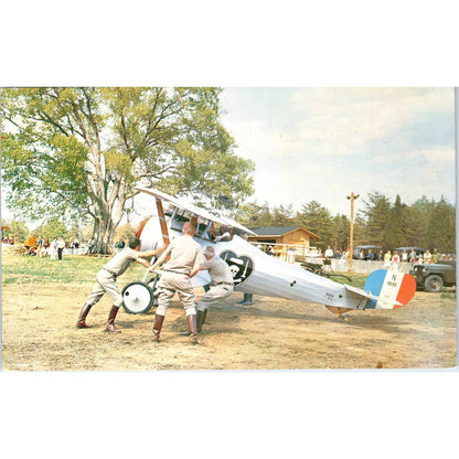 Flying Circus Aerodrome Bealeton VA 22712 - Original Postcard TJ7-RP1