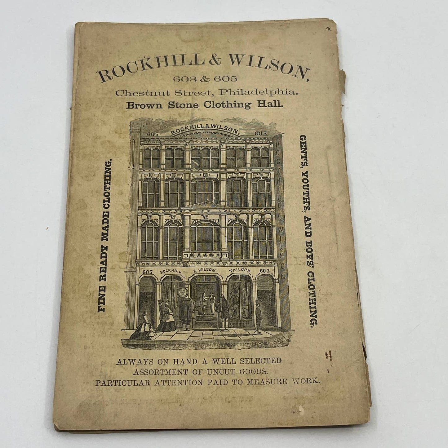 The Old Franklin Almanac for 1867 A. Winch Philadelphia No. 8 TG6