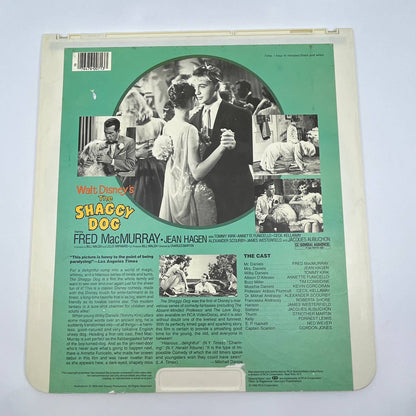 Walt Disney's The Shaggy Dog RCA SelectaVision - CED VideoDisc TG2