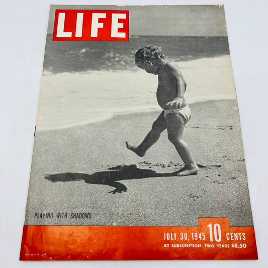 1945 Life July 30 - DPs stream across Europe; Louvre art returns; Kamikaze;Songs