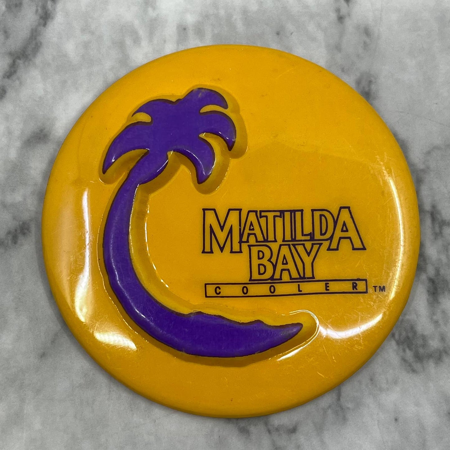 Vintage Matilda Bay Cooler Pinback Button Pin SF1