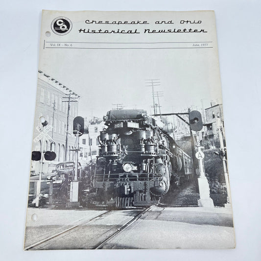 1977 June Chesapeake and Ohio Historical Newsletter C&O RR Thomas Dixon WV M1-2