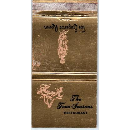 The Four Seasons Emperor Room Enumclaw Washington Advertising Matchbook MM9-6