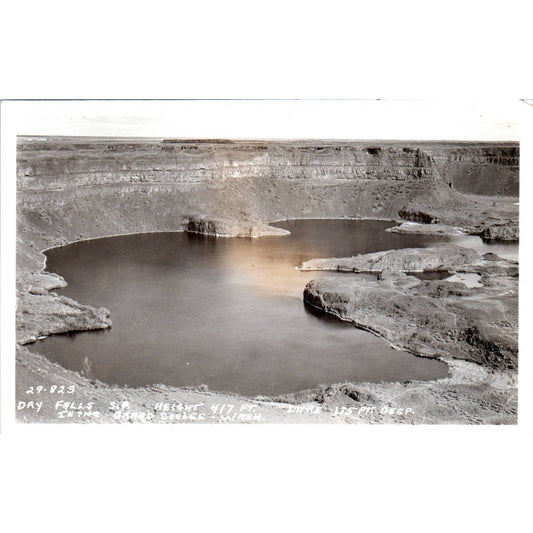 Vintage Postcard Dry Falls At Grand Coulee Dam Washington TD9-W2