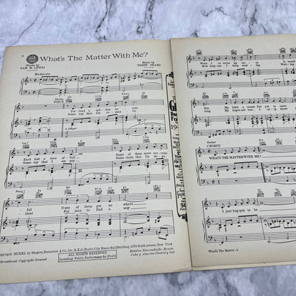 What's the Matter With Me 1940 sheet music Sam Lewis Terry Shand Blue Barron TI1