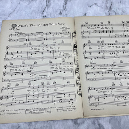 What's the Matter With Me 1940 sheet music Sam Lewis Terry Shand Blue Barron V39-3