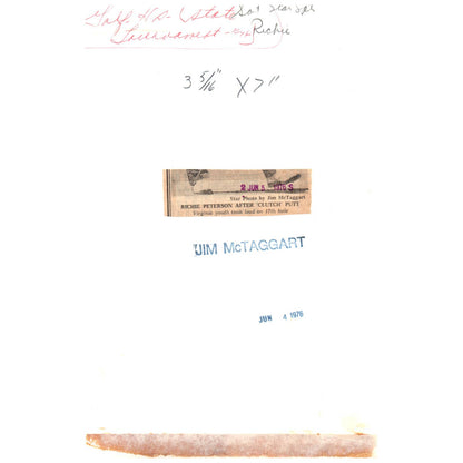 1976 Press Photo Golf Richie Peterson State High School Tournament 8x10" AD2