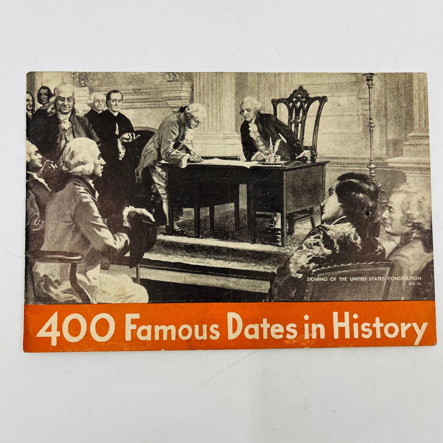 1933 Chase and Sanborn Coffee Promotional Book 400 Famous Dates in History H4-5