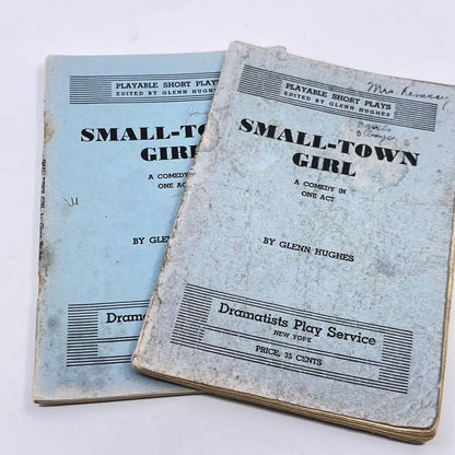 1937 Small-Town Girl Playable Short Plays Glenn Hughes Set of 2 TF9