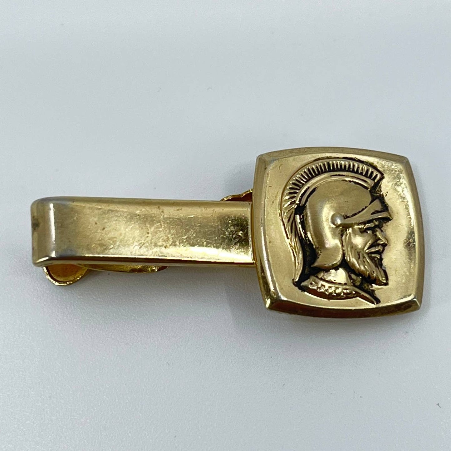 Vintage Hickok Spartan Gold Tone Tie Bar Clip SD2