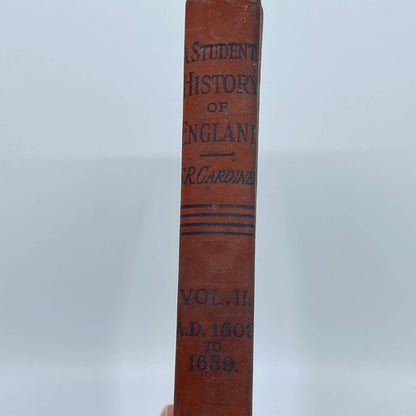 1909 A Student's History of England Vol. II Samuel R. Gardener TF1