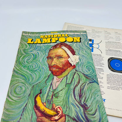 NATIONAL LAMPOON Original October 1973 Vol. 1, No. 43 Van Gogh cover BA2