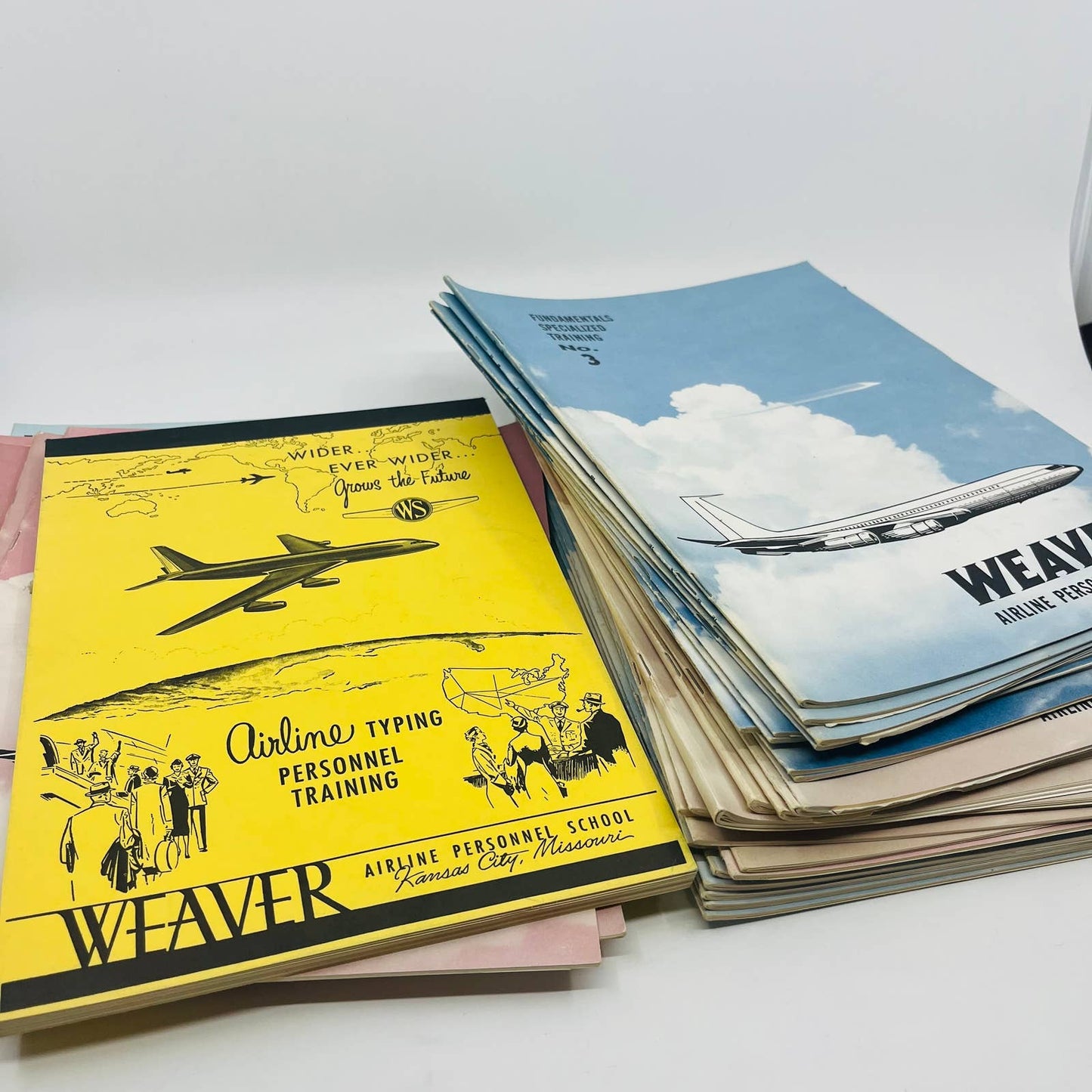 1967 Weaver Airlines Personnel School Complete Training Material Set